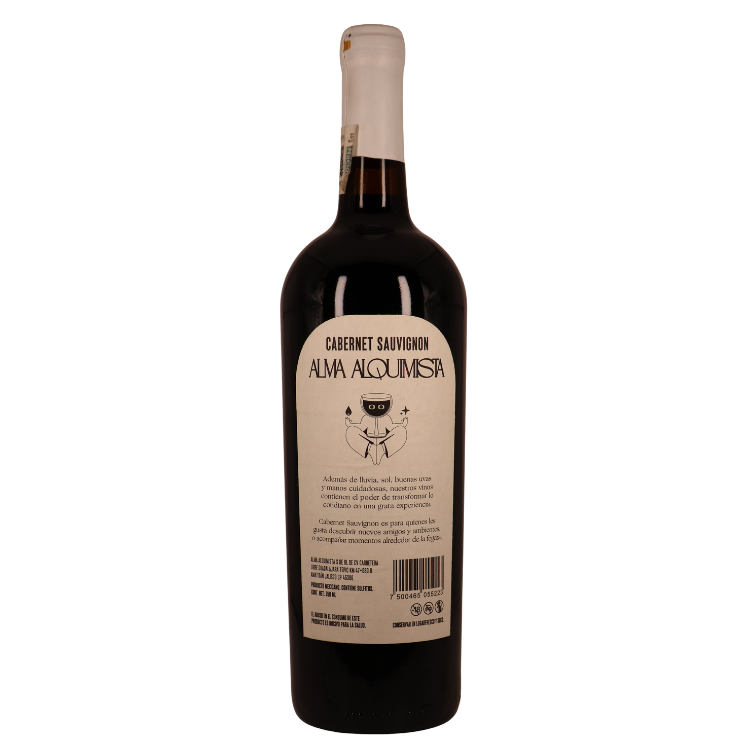 Vino Tinto Alma Alquimista Cabernet Sauvignon 2022 - Jalisco 750 ml