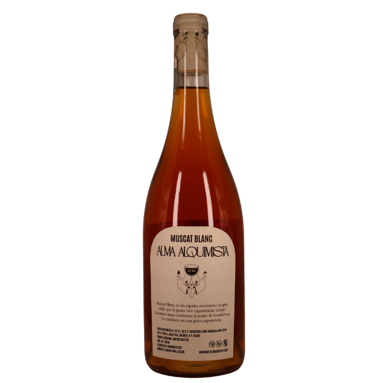 Vino Naranja Alma Alquimista Muscat Blanc 2022 - Jalisco 750 ml