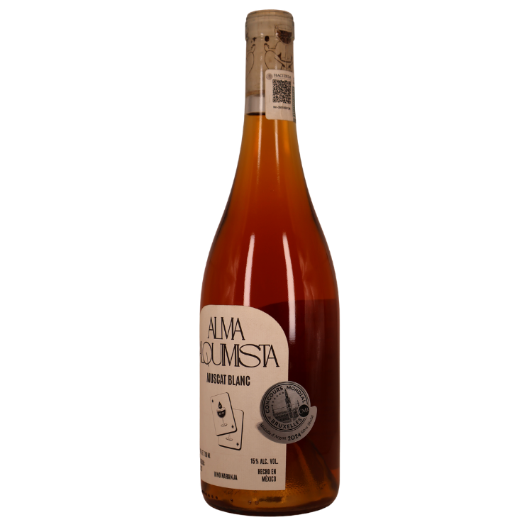 Vino Naranja Alma Alquimista Muscat Blanc 2022 - Jalisco 750 ml