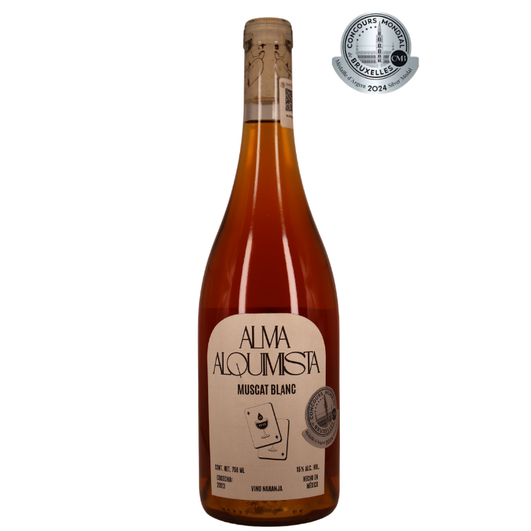 Vino Naranja Alma Alquimista Muscat Blanc 2022 - Jalisco 750 ml