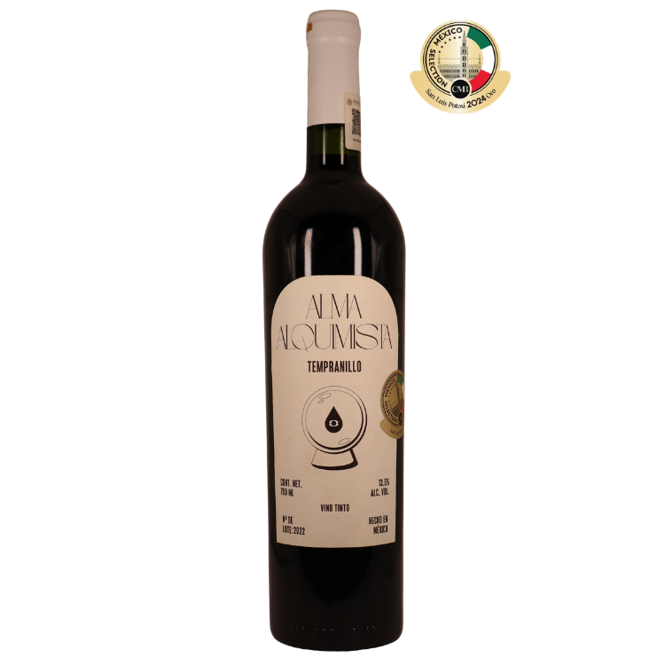 Vino Tinto Alma Alquimista Tempranillo 2022 - Amatitán, Jalisco 750 ml