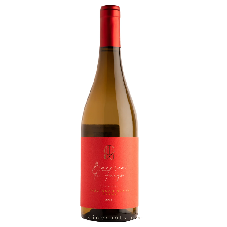 Vino Blanco Barrica de Fuego | Sauvignon Blanc con Roble Americano | 750 ml