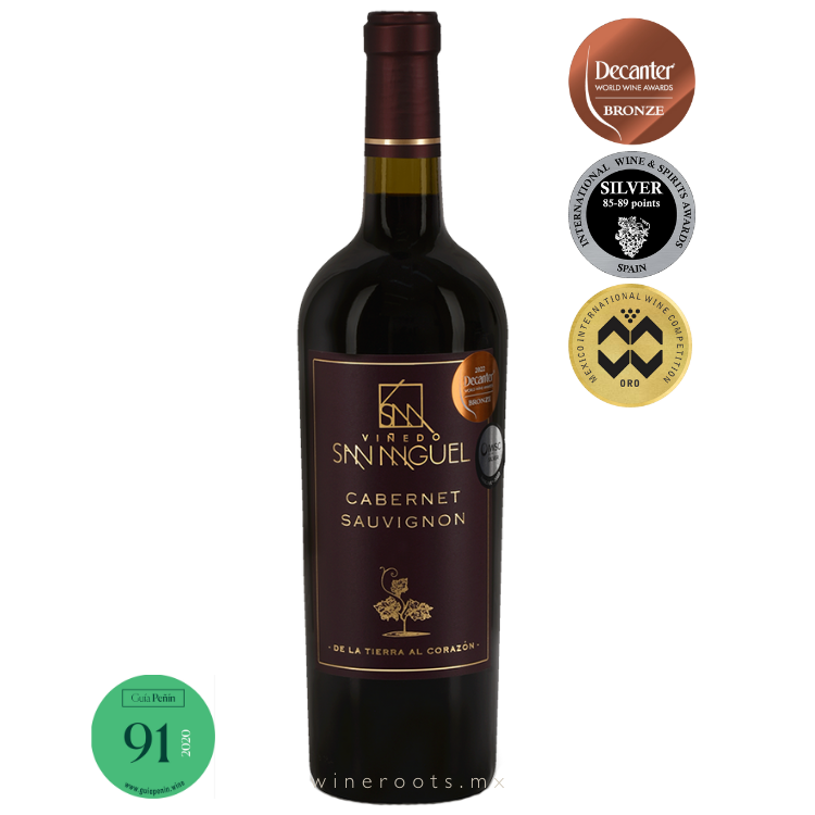 Cabernet Sauvignon. Vino Tinto, Guanajuato | Viñedo San Miguel