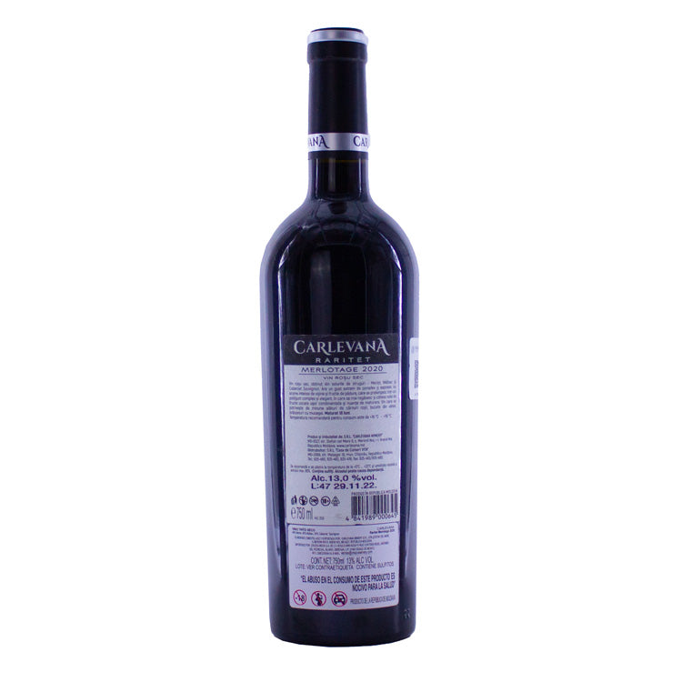 Carlevana, Vino Tinto, Merlotage | República de Moldovia