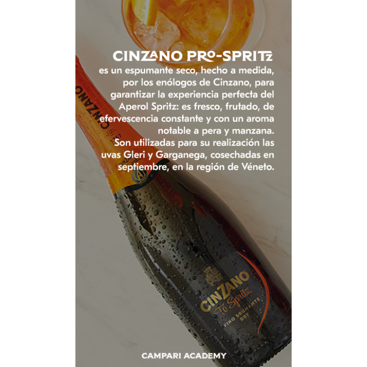 Cinzano To-Spritz, Prosecco, Espumoso | Vino Italiano 750ml