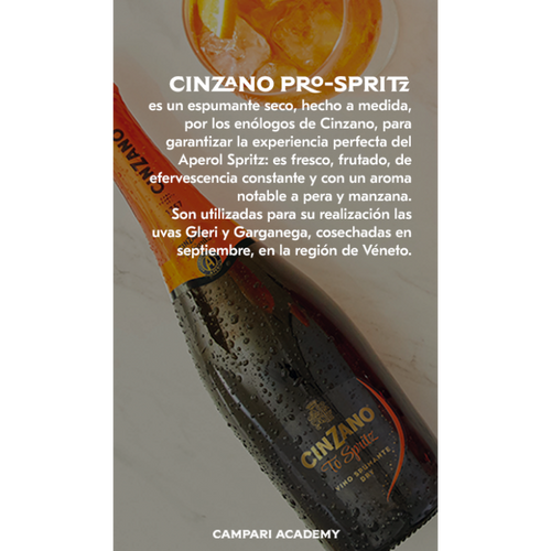 Cinzano To-Spritz, Prosecco, Espumoso | Vino Italiano 750ml
