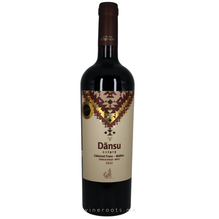 Vino Tinto Dänsu Estate Cabernet Franc - Malbec | Viñedo El Refugio, Hidalgo, México