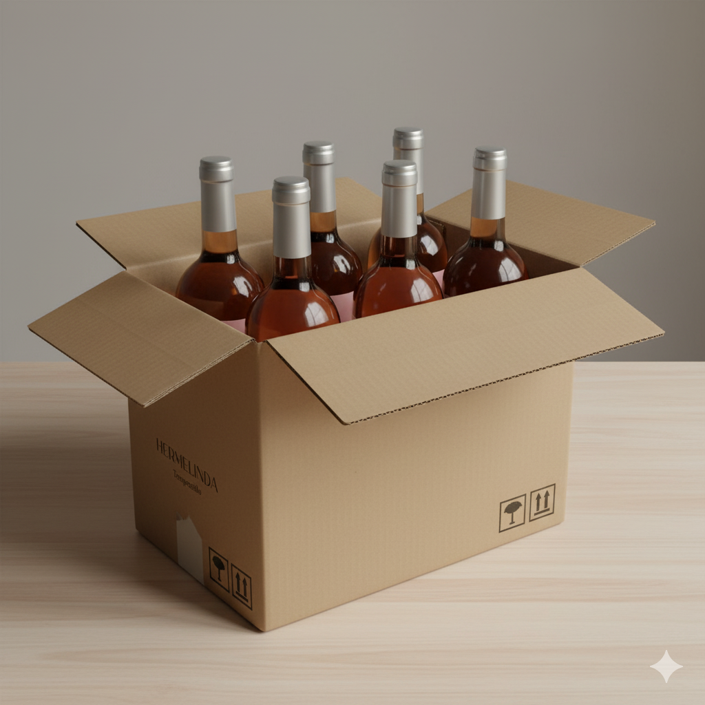 6 Pack de Vino Rosado, Hermelinda, Tempranillo | CR Vinos