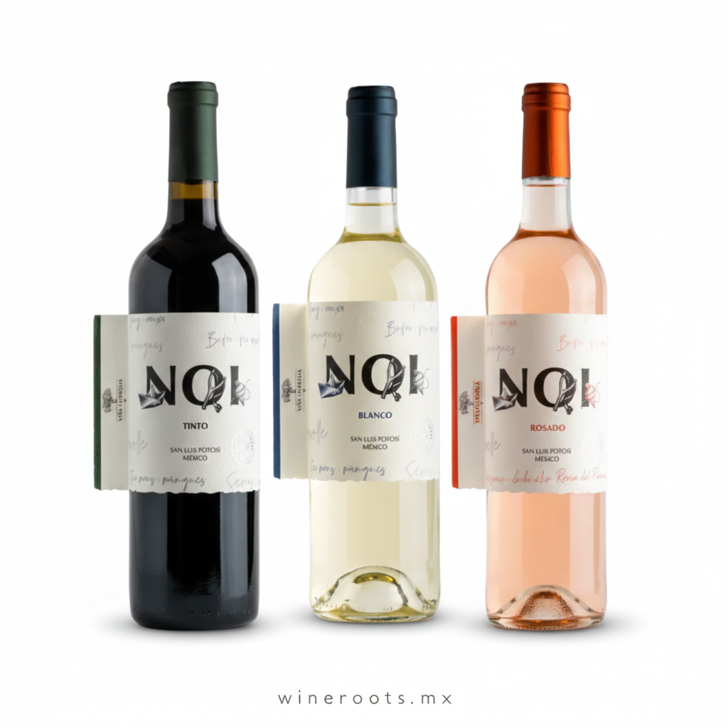 Portafolio NOI Viña Cordelia: Tinto, Blanco y Rosado | Vinos Jóvenes de San Luis Potosí