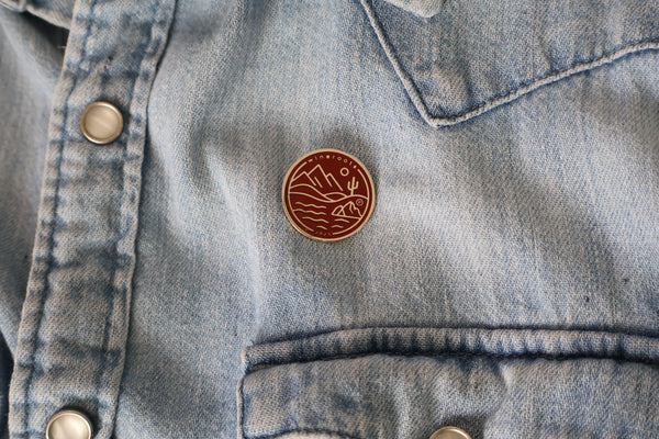 Pin Metálico Conmemorativo Wineroots - Edición Especial Reforestamos México 5 cm