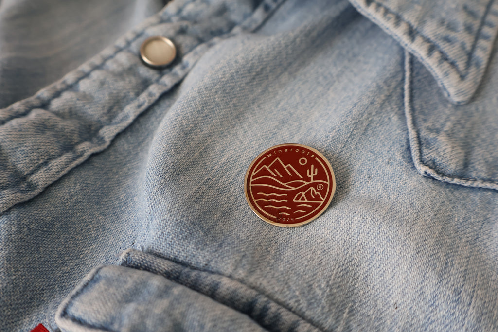 Pin Metálico Conmemorativo Wineroots - Edición Especial Reforestamos México 5 cm