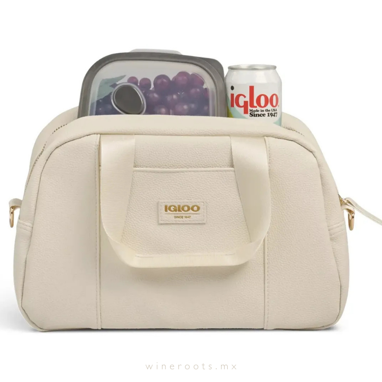 Lonchera Termica Igloo Luxe + 2 Refractarios + 1 Plato | Color Beige