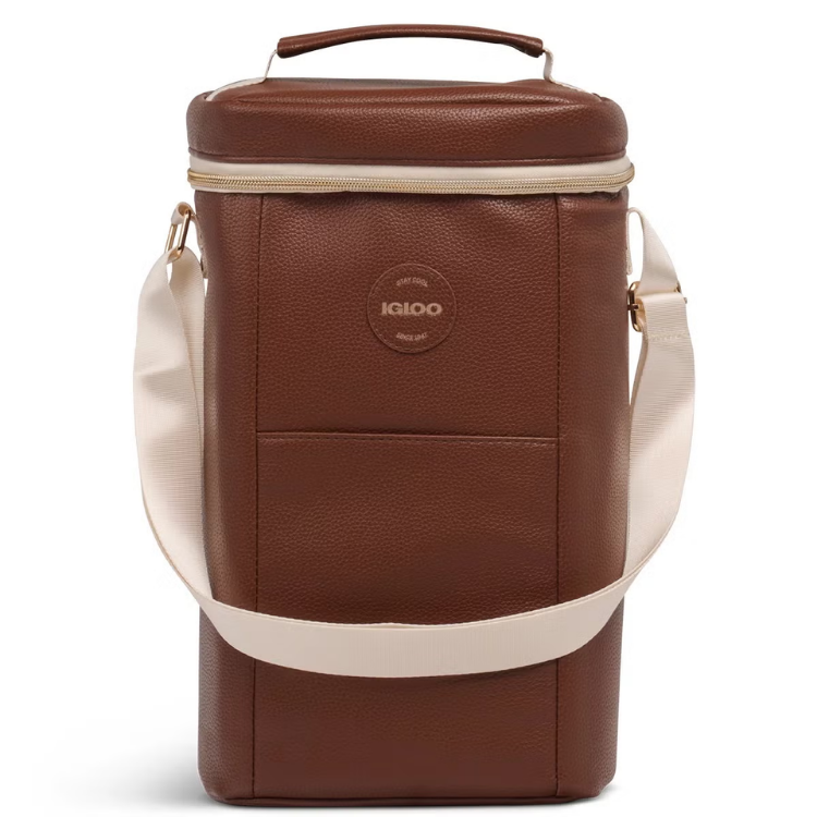 Bolsa Térmica para Vino Igloo Luxe | Portabotellas de Piel Vegana