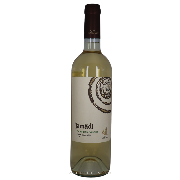 Vino Blanco Jamädi Colombard - Verdejo 2023 | Viñedo El Refugio, Hidalgo, México