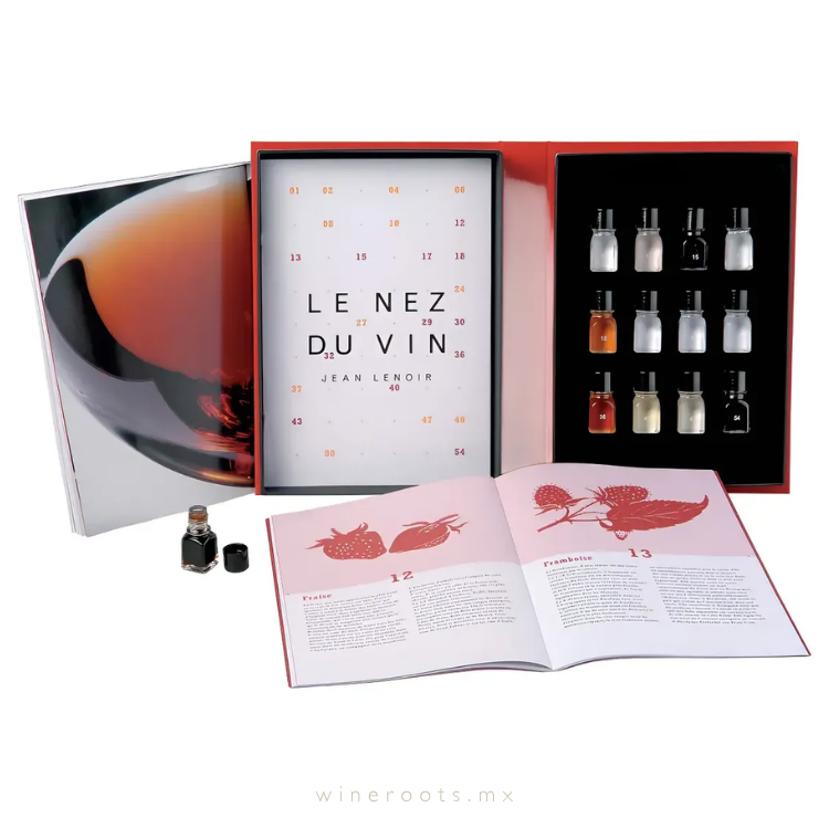 Le Nez du Vin: Estuche de 12 Aromas de Vino Tinto y Libros Guía (Edición en Español)
