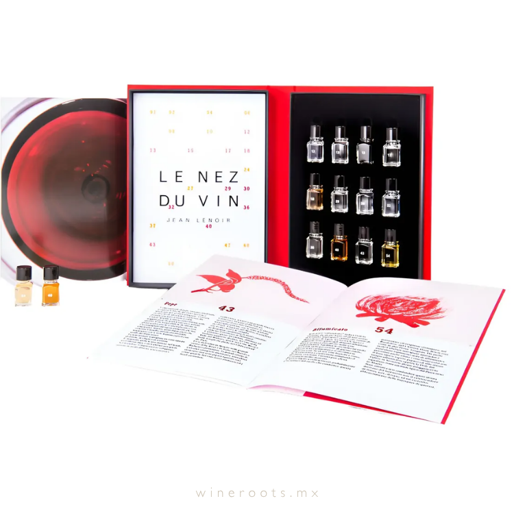 Le Nez du Vin: Estuche de 12 Aromas de Vino Tinto y Libros Guía (Edición en Español)