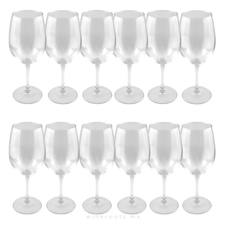 Juego De 12 Copas Finas 610 Ml Hechas En Francia | Luminarc