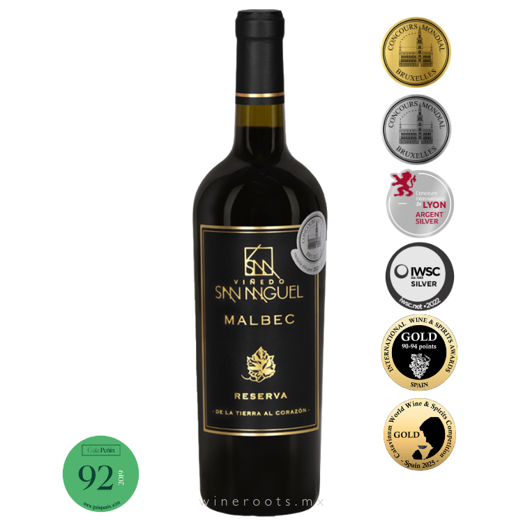 Malbec Reserva, Vino Tinto Guanajuato | Viñedo San Miguel