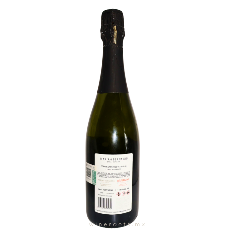 Vino Espumoso María y Bernardo Xarel-lo 750 ml | Querétaro, México