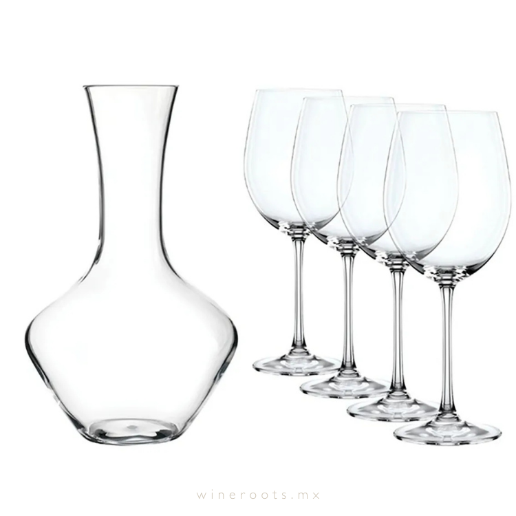 Nachtmann Set De Decanador + 4 Copas Vivendi by Riedell