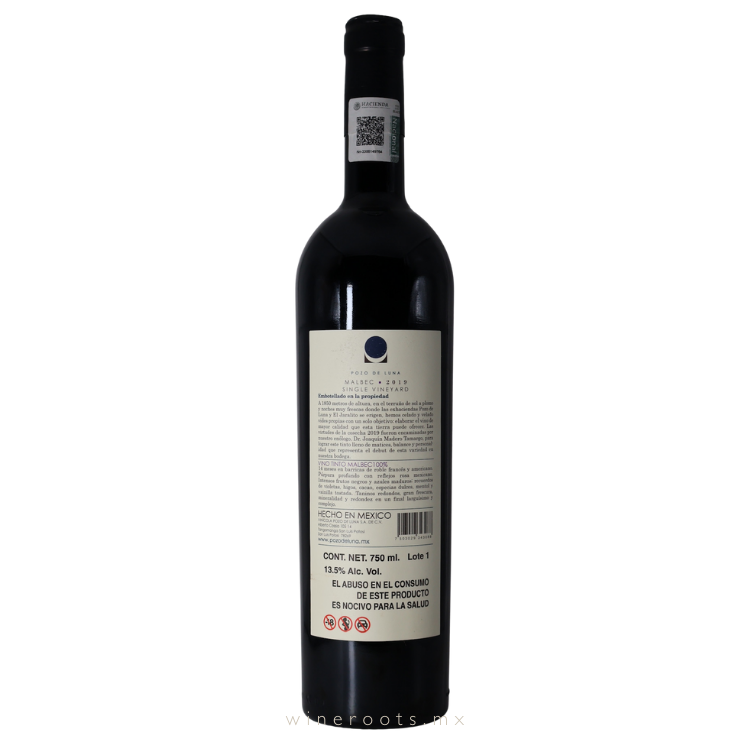 Pozo de Luna, Malbec | Vino Tinto, San Luis Potosí