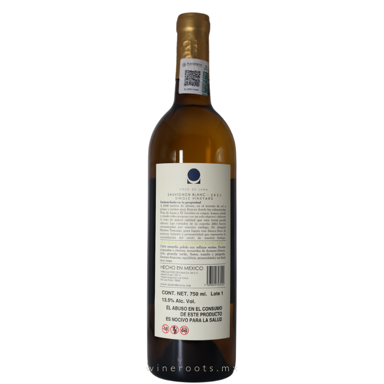 Pozo de Luna, Sauvignon Blanc | Vino Blanco, San Luis Potosí