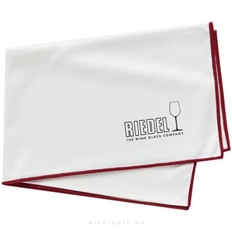 Paño de Microfibra Riedel para Limpieza y Pulido de Copas | Blanco | Individual