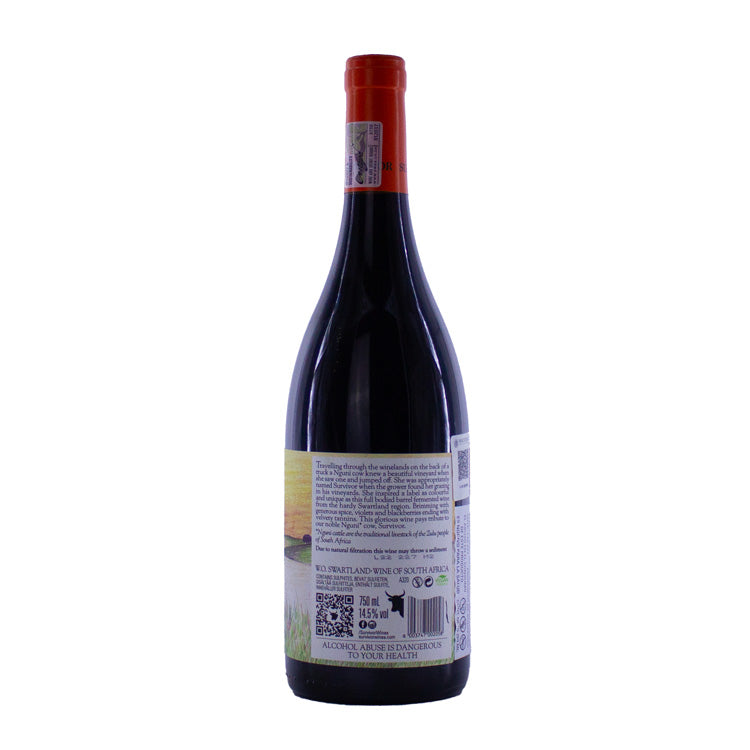 Vino Tinto Survivor Wines Syrah - Swartland Sudáfrica