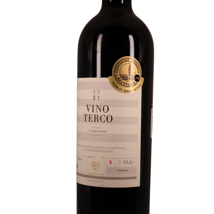 Vino Tinto Terco Syrah 2021 - Viñedo La Terquedad, Querétaro 750 ml