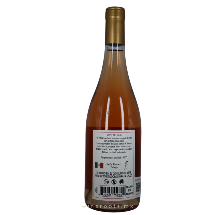 Vino Rosado DeJ Rivera Nebbiolo | Valle de Guadalupe, México