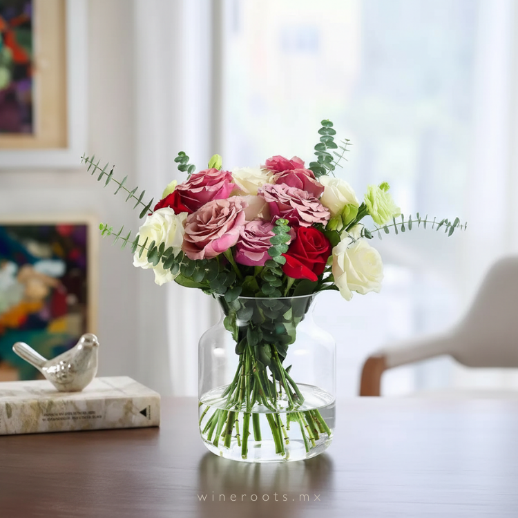 Florero de Cristal Fino King Crystal 21.5 cm