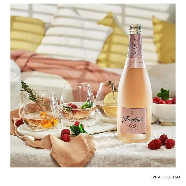 Vino Espumoso Freixenet Rosado Alcohol Free 750 Ml
