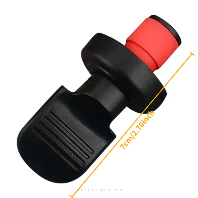 Set de 2 Tapones Herméticos Reutilizables para Botellas de Vino y Espumosos